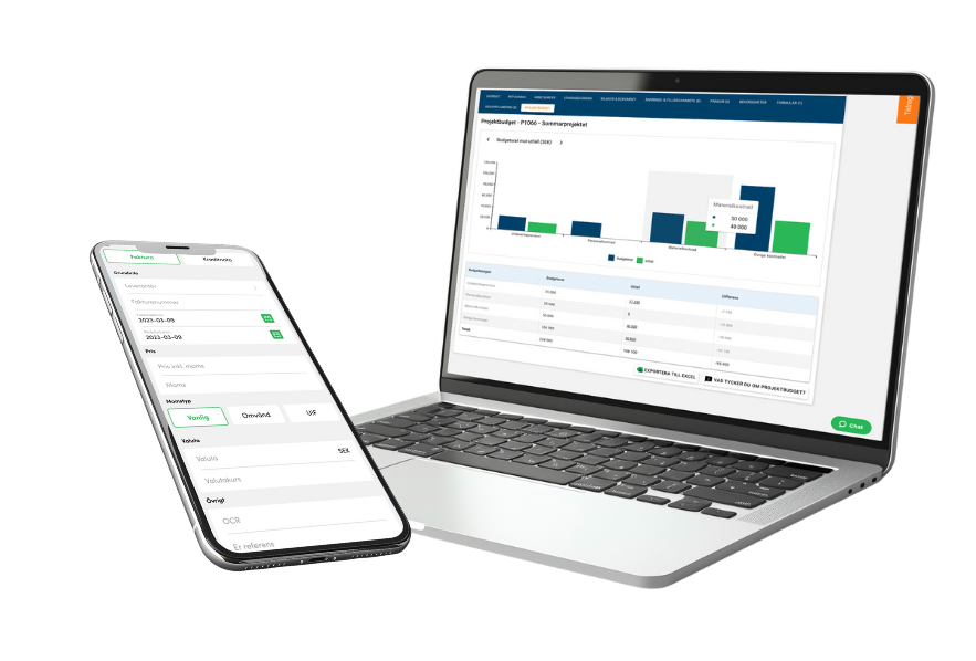 a laptop and phone with a screen on