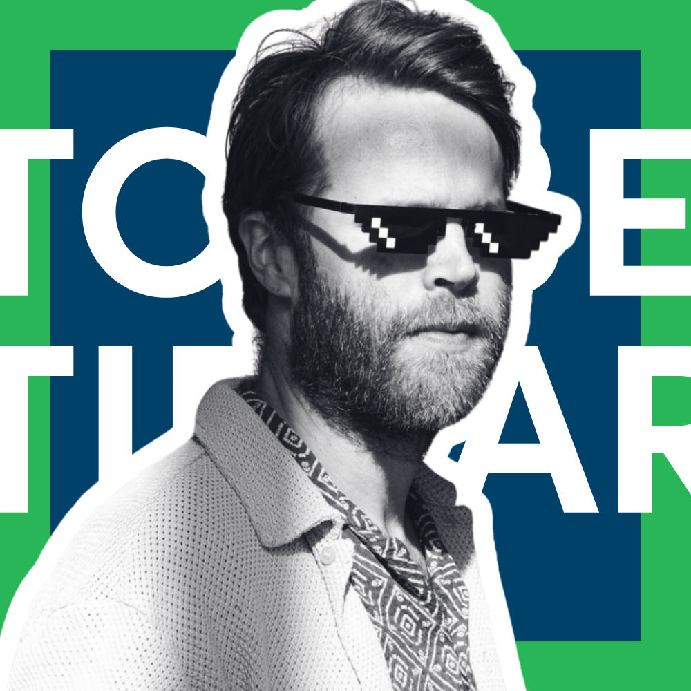 a man wearing sunglasses