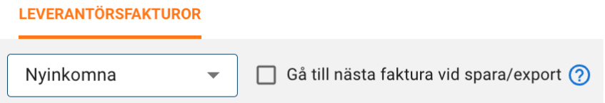 Bild på Nyinkommna leverantörsfakturor